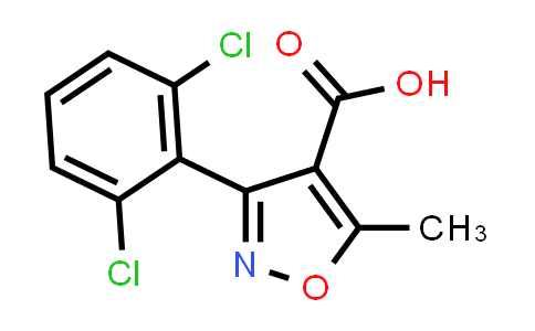 CAS No. 3919-76-4, 3-(2,6-Dichlorophenyl)-5-methylisoxazole-4-carboxylic acid