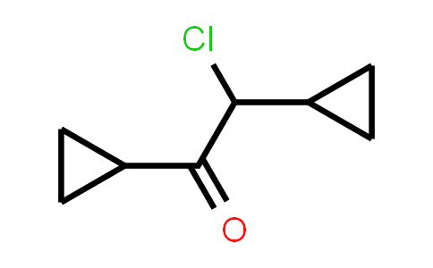 CAS No. 39250-97-0, 2-Chloro-1,2-dicyclopropylethan-1-one