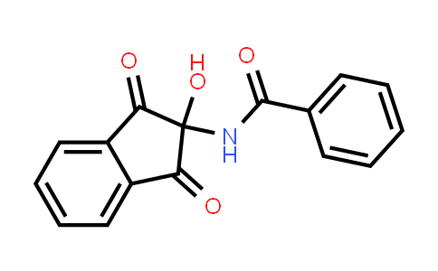CAS No. 39253-50-4, N-(2-Hydroxy-1,3-dioxo-2,3-dihydro-1H-inden-2-yl)benzamide