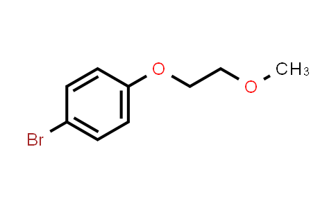 CAS No. 39255-23-7, 1-Bromo-4-(2-methoxyethoxy)benzene