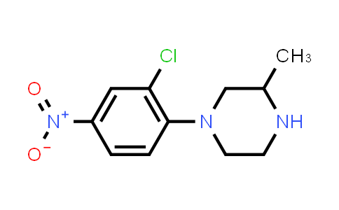 392710-17-7 | 1-(2-Chloro-4-nitrophenyl)-3-methylpiperazine