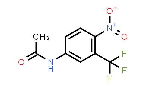 CAS No. 393-12-4, N-(4-Nitro-3-(trifluoromethyl)phenyl)acetamide