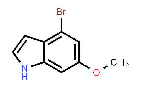CAS No. 393553-55-4, 4-Bromo-6-methoxy-1H-indole