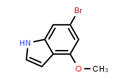 CAS No. 393553-57-6, 6-Bromo-4-methoxy-1H-indole