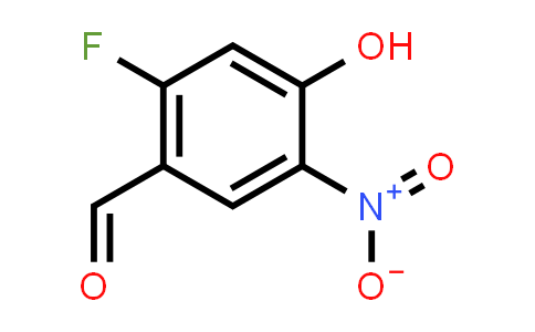 CAS No. 394-34-3, 2-Fluoro-4-hydroxy-5-nitrobenzaldehyde