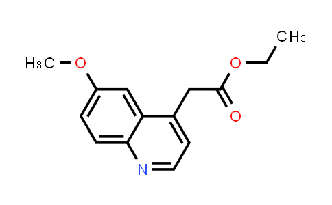 CAS No. 394223-34-8, Ethyl 2-(6-methoxyquinolin-4-yl)acetate