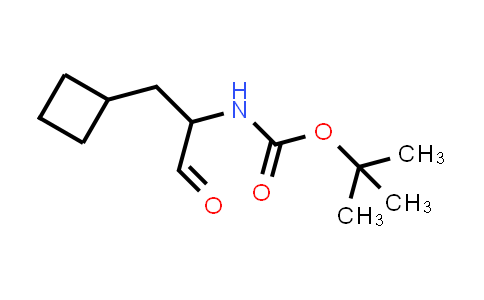 CAS No. 394735-19-4, tert-Butyl (1-cyclobutyl-3-oxopropan-2-yl)carbamate