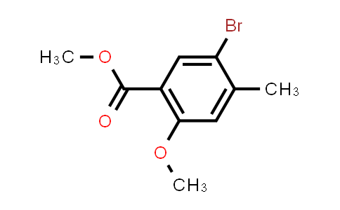 CAS No. 39503-58-7, Methyl 5-bromo-2-methoxy-4-methylbenzoate