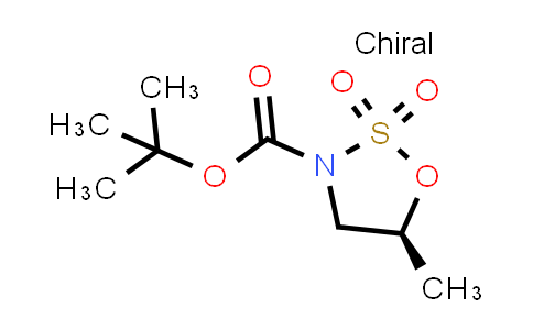 CAS No. 396074-50-3, (S)-5-Methyl-2,2-dioxo-[1,2,3]oxathiazolidine-3-carboxylic acid tert-butyl ester