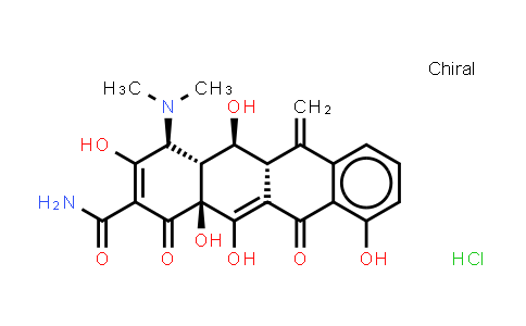 CAS No. 3963-95-9, Methacycline (hydrochloride)