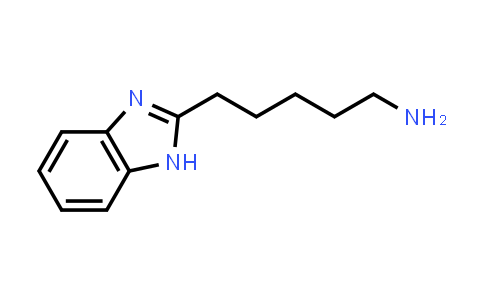 CAS No. 39650-63-0, 5-(1H-Benzo[d]imidazol-2-yl)pentan-1-amine