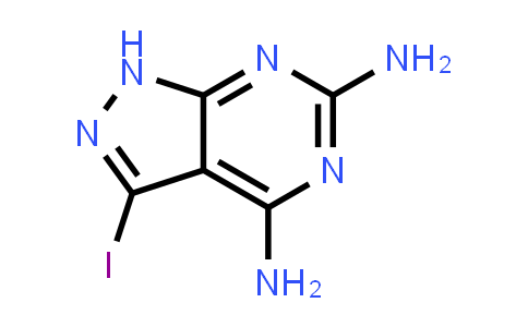CAS No. 398117-44-7, 3-Iodo-1H-pyrazolo[3,4-d]pyrimidine-4,6-diamine