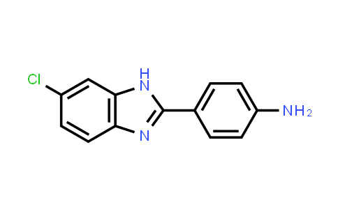 CAS No. 39861-21-7, Benzenamine, 4-(6-chloro-1H-benzimidazol-2-yl)-