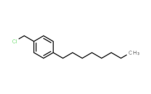 CAS No. 40016-26-0, 1-(Chloromethyl)-4-octylbenzene