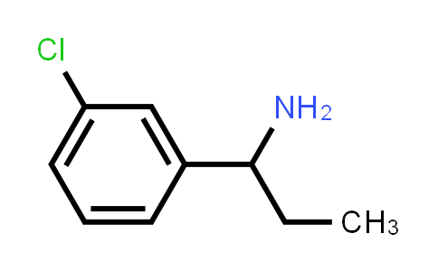 CAS No. 40023-86-7, 1-(3-chlorophenyl)propan-1-amine