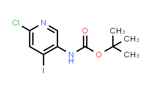 CAS No. 400777-00-6, tert-Butyl (6-chloro-4-iodopyridin-3-yl)carbamate