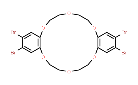 CAS No. 40100-11-6, 2,3,13,14-Tetrabromo-6,7,9,10,17,18,20,21-octahydrodibenzo[b,k][1,4,7,10,13,16]hexaoxacyclooctadecine