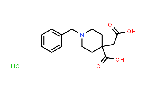 CAS No. 40117-95-1, 1-Benzyl-4-(carboxymethyl)piperidine-4-carboxylic acid hydrochloride