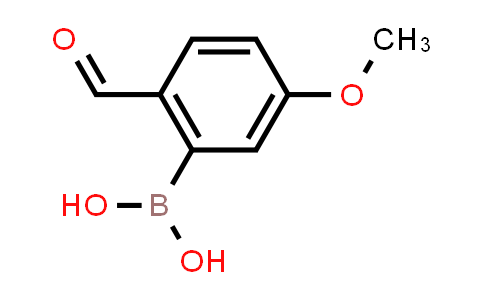CAS No. 40138-18-9, (2-Formyl-5-methoxyphenyl)boronic acid