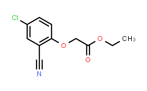 CAS No. 401631-70-7, Ethyl 2-(4-chloro-2-cyanophenoxy)acetate