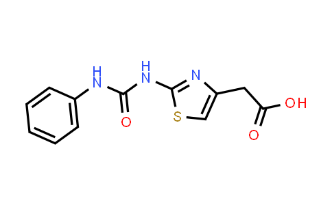 CAS No. 401637-64-7, 2-(2-(3-Phenylureido)thiazol-4-yl)acetic acid
