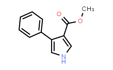 CAS No. 40167-34-8, Methyl 4-phenyl-1h-pyrrole-3-carboxylate