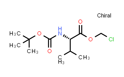 CAS No. 40224-39-3, (S)-Chloromethyl 2-((tert-butoxycarbonyl)amino)-3-methylbutanoate