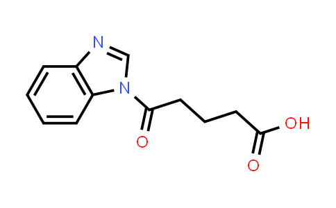 CAS No. 402944-72-3, 5-(1H-Benzo[d]imidazol-1-yl)-5-oxopentanoic acid