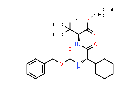 CAS No. 402959-35-7, (S)-methyl 2-((S)-2-(benzyloxycarbonylamino)-2-cyclohexylacetamido)-3,3-dimethylbutanoate