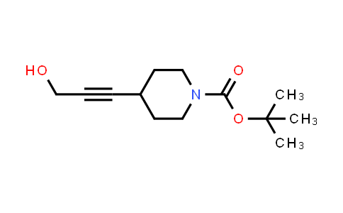 CAS No. 403802-41-5, tert-Butyl 4-(3-hydroxyprop-1-yn-1-yl)piperidine-1-carboxylate
