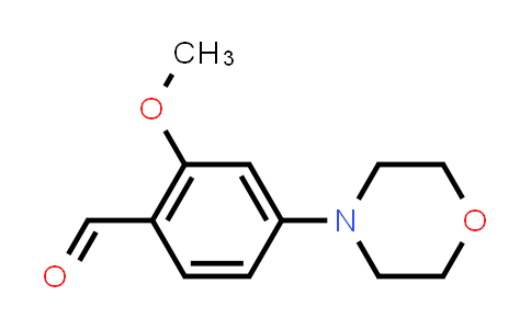 CAS No. 404009-68-3, 2-Methoxy-4-(4-morpholinyl)benzaldehyde