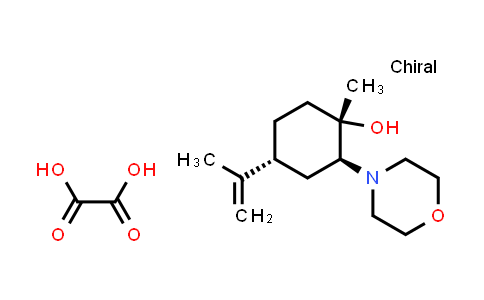 CAS No. 404866-38-2, (1S,2S,4R)-1-methyl-2-morpholino-4-(prop-1-en-2-yl)cyclohexanol oxalate