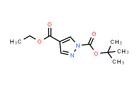 CAS No. 405103-00-6, 1H-Pyrazole-1,4-dicarboxylic acid, 1-(1,1-dimethylethyl) 4-ethyl ester
