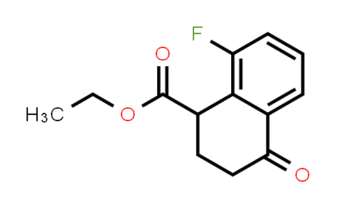 CAS No. 405196-40-9, Ethyl 8-fluoro-4-oxo-1,2,3,4-tetrahydronaphthalene-1-carboxylate