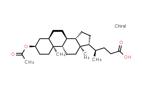 CAS No. 4057-84-5, (R)-4-((3R,5R,8R,9S,10S,13R,14S,17R)-3-Acetoxy-10,13-dimethylhexadecahydro-1H-cyclopenta[a]phenanthren-17-yl)pentanoic acid