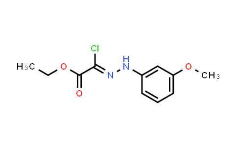 CAS No. 405872-78-8, Ethyl 2-chloro-2-(2-(3-methoxyphenyl)hydrazono)acetate