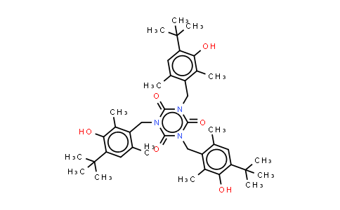 CAS No. 40601-76-1, Tris(4-tert-butyl-3-hydroxy-2,6-dimethylbenzyl) isocyanurate