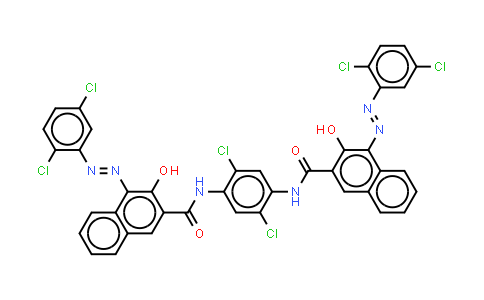 CAS No. 40618-31-3, N,N'-(2,5-Dichloro-1,4-phenylene)bis4-(2,5-dichlorophenyl)azo-3-hydroxynaphthalene-2-carboxamide