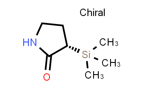 CAS No. 406497-08-3, (S)-3-(trimethylsilyl)pyrrolidin-2-one