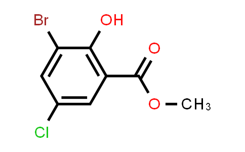 CAS No. 4068-71-7, Methyl 3-bromo-5-chloro-2-hydroxybenzoate