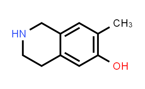 CAS No. 40758-73-4, 6-Isoquinolinol, 1,2,3,4-tetrahydro-7-methyl-