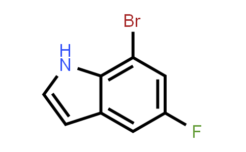 CAS No. 408355-23-7, 7-Bromo-5-fluoro-1H-indole
