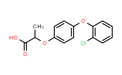 CAS No. 40843-35-4, Propanoic acid, 2-[4-(2-chlorophenoxy)phenoxy]-