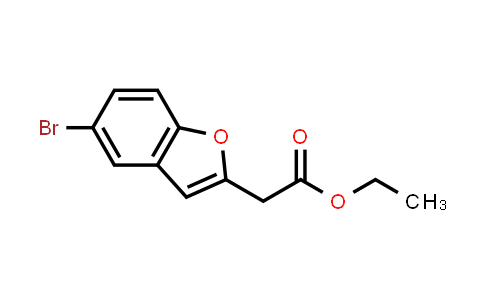 CAS No. 408506-61-6, Ethyl 2-(5-bromobenzofuran-2-yl)acetate