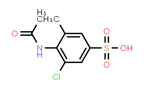 CAS No. 408508-13-4, Benzenesulfonic acid, 4-(acetylamino)-3-chloro-5-methyl-