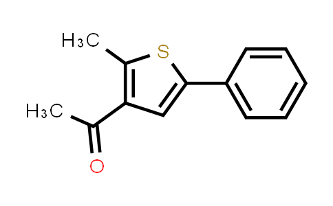 CAS No. 40932-63-6, 1-(2-Methyl-5-phenylthiophen-3-yl)ethanone