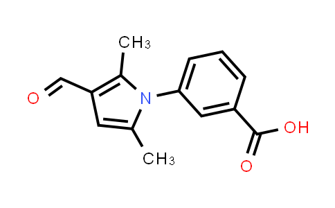 CAS No. 409353-42-0, 3-(3-Formyl-2,5-dimethyl-1h-pyrrol-1-yl)benzoic acid
