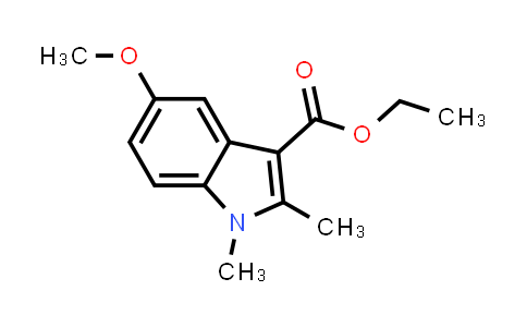 CAS No. 40963-98-2, Ethyl 5-methoxy-1,2-dimethyl-1h-indole-3-carboxylate