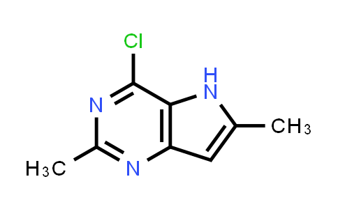 CAS No. 41040-24-8, 4-Chloro-2,6-dimethyl-5h-pyrrolo[3,2-d]pyrimidine