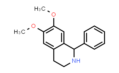 CAS No. 4118-36-9, 6,7-Dimethoxy-1-phenyl-1,2,3,4-tetrahydro-isoquinoline